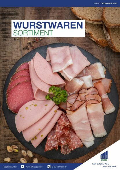 Wurstwaren Katalog Auf diesem Bild sieht man unsren Wurstwarenkatalog.