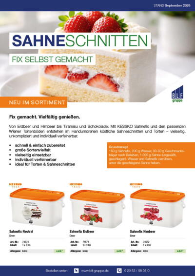 NEU! Kessko Sahneschnitten | Fix selbst machen