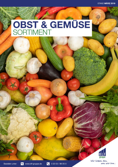 Obst & Genüse Katalog Auf diesem Bild sieht man unseren Obst und Gemüse Katalog.