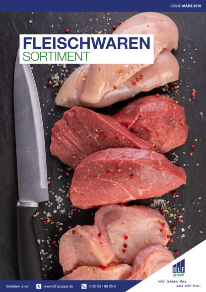 Fleisch Katalog Auf diesem Bild sieht man unseren Fleischkatalog.